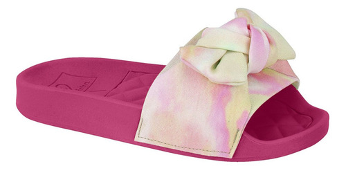 Molekinha 2311.103 Chinelo Menina Slide Gaspea Laço Tie Dye