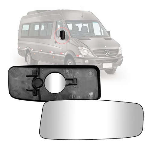 Lente Espelho Retrovisor Inferior Sprinter 15 14 13 Direito