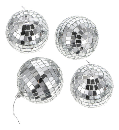 Pelotas De Baile Para Fiestas, Paquete De 4, Espejo, Esfera