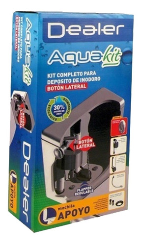 Kit Dealer Aqua Descarga Dual P/ Depósitos De Apoyo Lateral