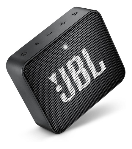 Imagen 2 de 5 de Parlante JBL Go 2 portátil con bluetooth waterproof midnight black