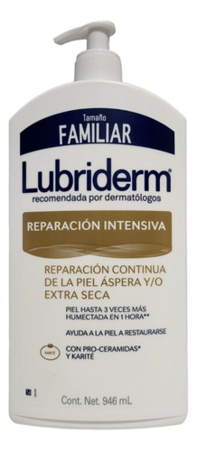 Crema Líquida Lubriderm Familiar Reparación Intensiva 946 ml