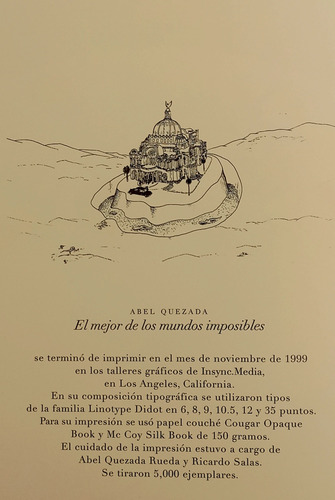 Abel Quezada El Mejor De Los Mundos Imposibles (ed. 412 Pgs) (Usado)