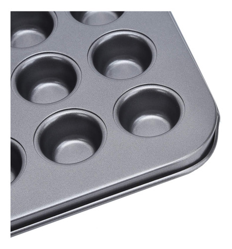 Molde Para Hornear Muffin Antiadherente De Aunmas, Molde De