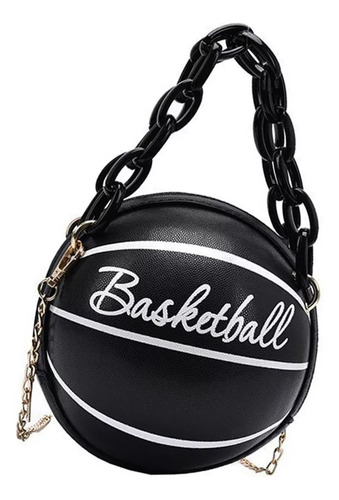 Bolsa De Baloncesto Para Mujer Con Estampado De Piel Redonda