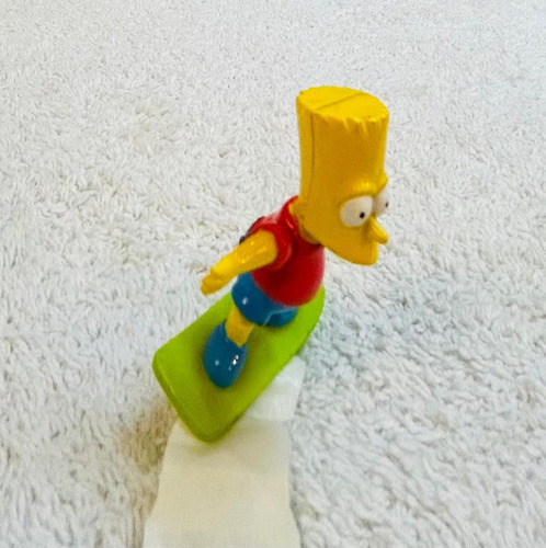 Muñeco Bart En Patineta. Los Simpsons. Huevo Jack 2004 (Usado)