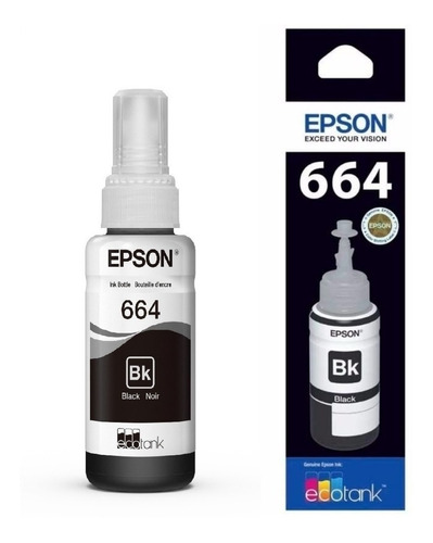 Tinta Epson T664120-al Original Black
