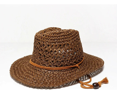 Sombrero Playa Cowboy Style Calado Mujer