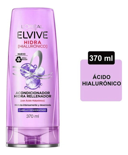 Acondicionador L'oréal Elvive Hidra Hialurónico Cabello Desh