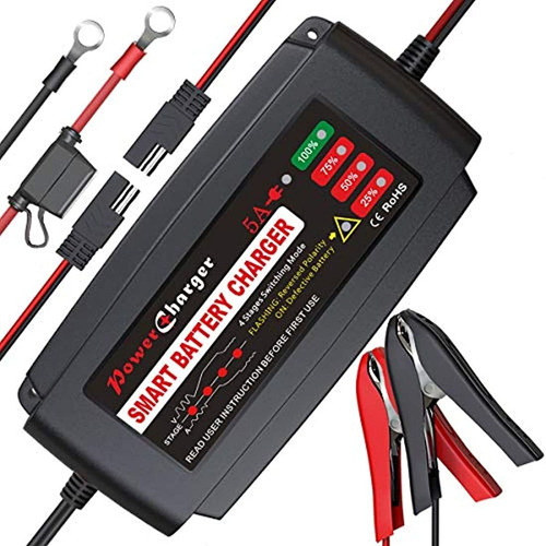 Cargador De Batería Portátil De 12 V 5 A. Bmk Bluemickey