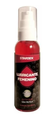 Gel Lubricante Femenino Sabor Frutilla 60ml Sexshop