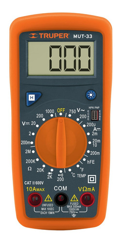 Multimetro Digital Profesional 500 V Truper 10401