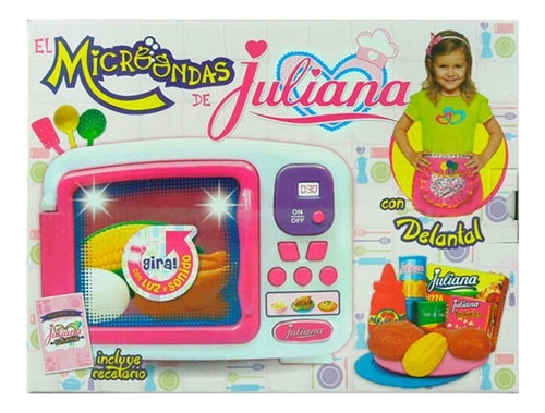 Juliana Set Cocinera Con Microondas Jyjjul010 Color Blanco