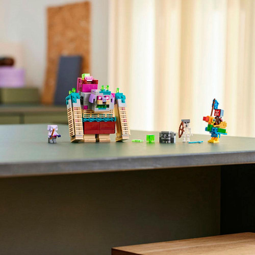 Plego® Minecraft® O Duelo Com O Devorador: Brinquedos Educativos Perfeitos Para Crianças De 8 Anos Presente De Aniversário Com Brinquedos De Minecraft Que Estimulam A Criatividade!/p