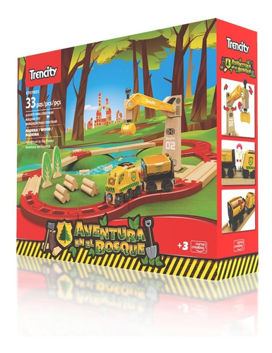Trencity Pista Aventura En El Bosque 33 Piezas Mundo Manias