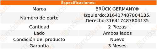 2- Terminales Interiores Sentra 1.8l 4 Cil 2013/2019 Bruck