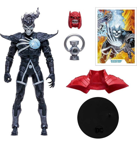 Dc Multiverse Deathstorm Blackest Night - Mcfarlane Toys