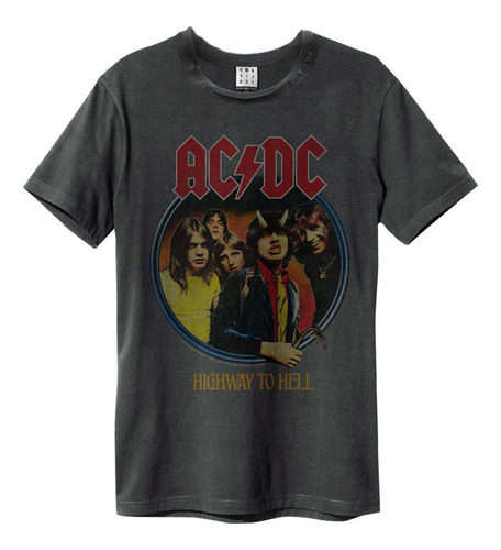 Remera Ac/dc Highway To Hell Vintage Importada De Uk