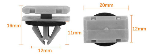 20 Grapas Remache Moldura Buick Para Cadillac Chevrolet Gmc