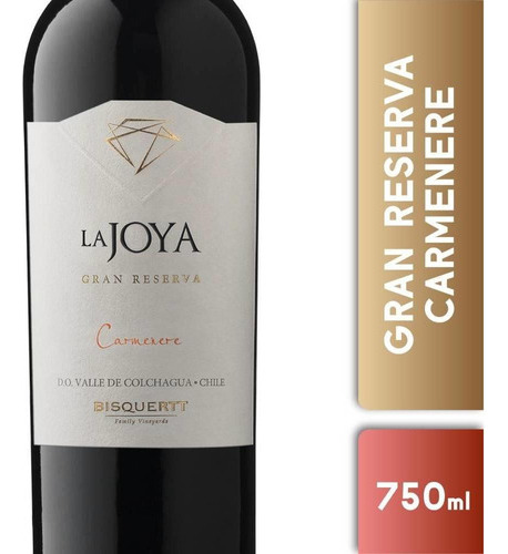 La Joya Gran Reserva Carmenere 750cc 1 Unidad