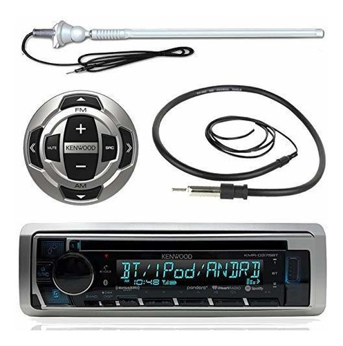 Kmr D368bt Mp3 Usb Aux Marine Barco Yate Receptor Estereo