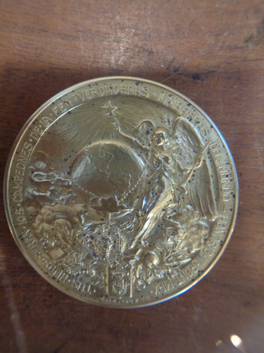 Antigua Medalla Honorio Tercero De 1916 Firmada