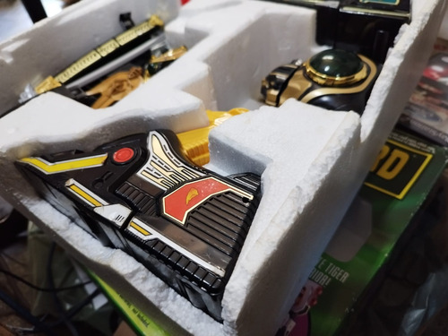 Thunder Zord Power Rangers Bandai Assault White Dragon Caixa (Usado)