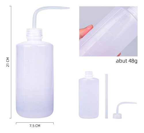 Piseta De Plástico Tattoo Para Limpieza De Tatuaje 250ml