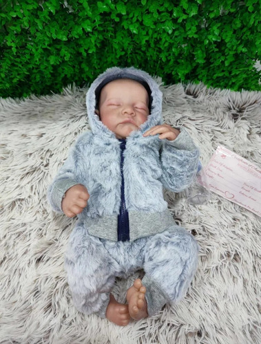 Bebé Reborn Original Vinilo Cuerpo Completo Boy Kerry Doll