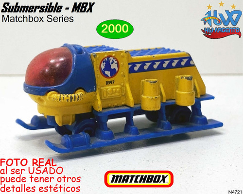 Matchbox Usado Hwargento Submersible - Mbx N4721