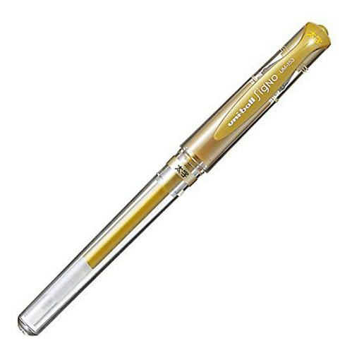 Bolígrafo - Gel Ballpoint Pen Uni-ball Signo Bold 1.0mm Gold