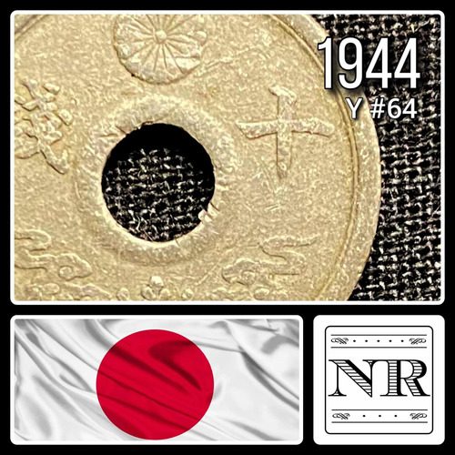 Japon - 10 Sen - Año 1944 (19) - Y #64 - Showa