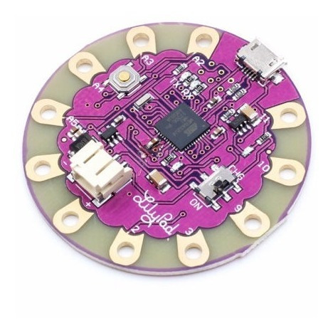 Imagen 2 de 7 de Placa Lilypad Atmega32u4 Wearable Ropa Textil Ide Arduino