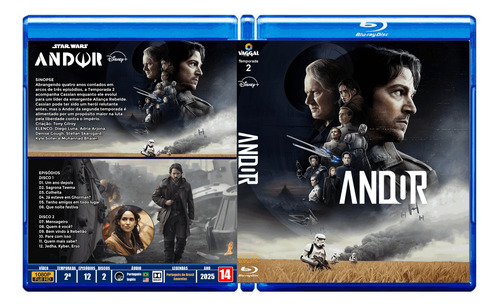 Blu-ray Série Andor - 2a Temporada - Dubl/leg - Disco Duplo
