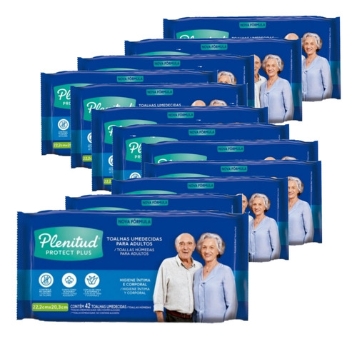 Toallas Humedas Plenitud Adultos Pack 12 X 42 Unid.