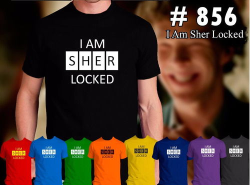 Remera De Comics - I Am Sher Locked - Sherlock Serie Tv
