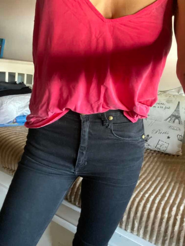 Remeras Zara Divinas Negra Y Gris Corte Americano Y Fucsia