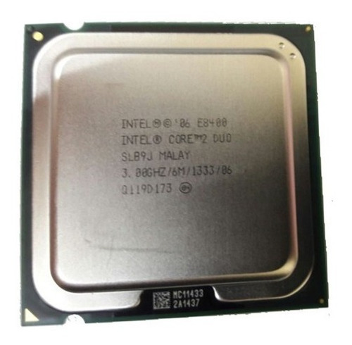 Imagem 2 de 10 de 10 E8400 Processador Cpu Intel Core 2 Duo Lga775 1333 Usado