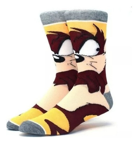 5 Pares De Calcetines Largos De Algodón Con Dibujos Animados