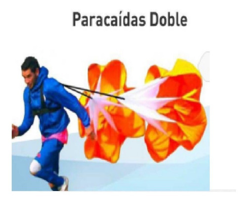 Paracaidas Doble  Deportivo Para Velocidad Y Resistencia