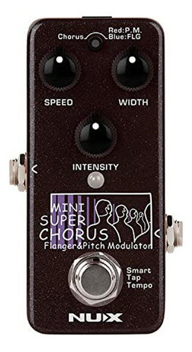 Mini Pedal De Efectos Nux Super Chorus Flanger