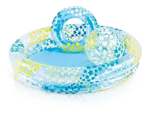Imagen 4 de 6 de Pileta Inflable Intex Para Niños Star 122 X 25 Cm
