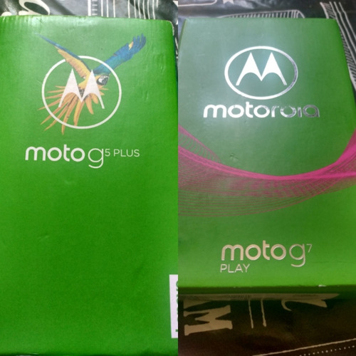 2 Celulares - 1 Moto G5 Plus E 1 Moto G7 Play Desbloqueados