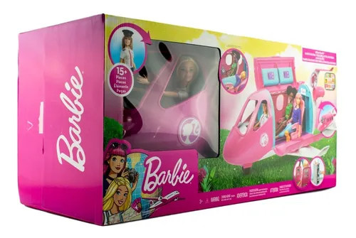 Barbie - Avión con Muñeca Piloto, Vehiculos