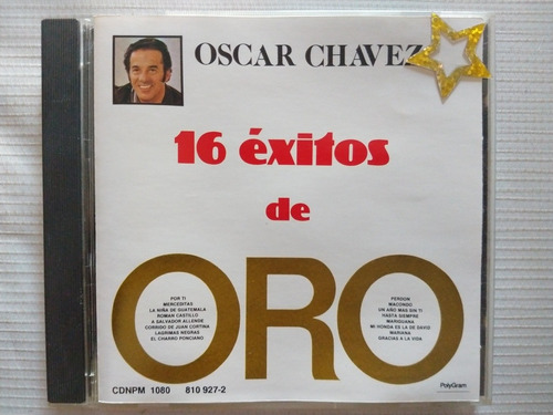 Oscar Chavez Cd 16 Exitos De Oro Y