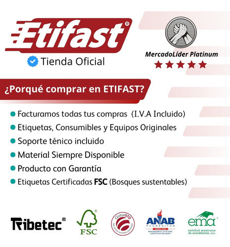 3 Rollos Etiqueta Térmica 4x3 (102x76 Mm) 1000 Pzs C/u C1