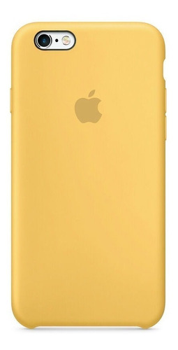 Carcasa Funda De Silicona Para Apple iPhone 6 Y 6s Amarillo