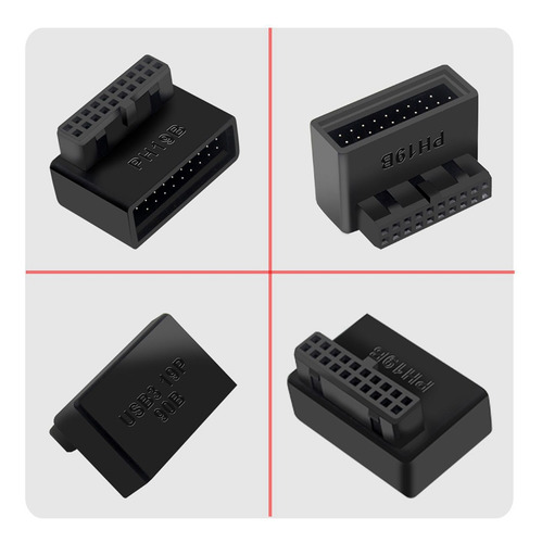 Conector Interno Ph19b Usb 3.0 Soquete Usb3.0 19/20p De 90 G