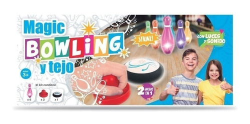 Set De Bowling Y Tejo Luminoso Isakito W001