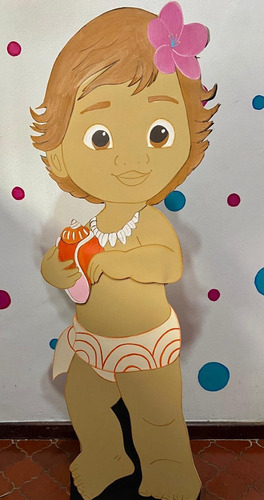 Moana Bebe Imagen Figura Personajes Para Decorar